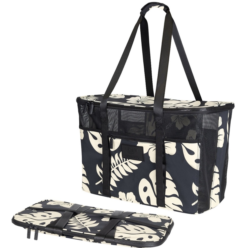 Aloha Collective Collapsible Tote, Black - Picture 2 of 8